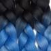 Buy Tess Braids Extensions - 60cm Jumbo Kanekalon Hair Braids (3 Pack: Black/Blue/Pink) for Box Braids - 100g Bundles - Ombre Hair Extensions - Buy Online on GoSupps.com