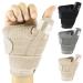 Vive Thumb & Wrist Brace for Right or Left Hand - Spica Splint Brace for Carpal Tunnel, Tendonitis, & Arthritis in Hands or Fingers - Compression Support for Women Men - Stabilizer Relief for Bowling Beige Standard