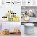 Shop Tianzd 6 pcs 80ml Transparent Plastic Cream Cans with Black Lid - Perfect Cosmetic Container Set with Spatulas for International Shipping - Buy Online on GoSupps.com