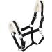 Buy RL24 Halter with Plush Padding - BASICLINE in 6 Colors for Shetland Pony Thoroughbred & Warmblood | Black Thoroughbred - Buy Online on GoSupps.com