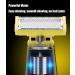 Buy Rechargeable Waterproof Wet and Dry Electric Shaver for Men - Full Body Grooming & Mustache Trimmers in Yellow - International Shipping Available - Buy Online on GoSupps.com