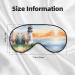 Lighthouse Print Unisex Sleep Eye Mask - Soft Comfort Eye Shade for Travel Yoga & Shift Work | International Shipping - Buy Online on GoSupps.com