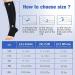 Bropite Compression Socks with Zipper - 2 Pairs Calf Height Open Toe XXL C - Black/Nude | International Shipping - Buy Online on GoSupps.com