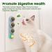 Potaroma 4 Pack Catnip & Silvervine Wall Balls - Edible, Safe, Healthy Chew Toys for Cats | Teeth Cleaning Dental Cat Ball Toy | Cat Wall Treats Board Included - Buy Online on GoSupps.com