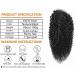 Ponytail Extensions Real Human Hair Clip in Pony Drawstring Puff Ponytail Kinky Curly Hair Extension Malaysia Tail African American Hair Extensions for Women(22INCHES) 22INCHES Natural Color - Buy Online on GoSupps.com