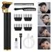 URAQT Hair Clippers for Men Cordless Clippers Electric Hair Trimmer Beard Trimmer Set Waterproof Detail Beard Shaver T-Blade Trimmer Grooming Cutting Kit with 4 Guide Combs and 2 Hair Combs Black