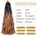 Ainimiu French Curly Braiding Hair 22 Inch 8 Packs - Pre Stretched Bouncy Braiding Hair- Loose Wavy Braiding Hair Synthetic Hair Extensions for Black Women 22 Inch(pack of 8) 1B/30 - Buy Online on GoSupps.com