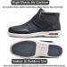 Mens Diabetic Shoes - Adjustable Lightweight Plantar Fasciitis & Swollen Feet | Long Tube Design | Size 12 - Dark Blue - Buy Online on GoSupps.com