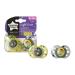 Tommee Tippee Night Pacifier Set - Symmetrical Orthodontic Design for 18-36 Months Glow in the Dark - 2 Pack - Buy Online on GoSupps.com