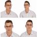 DOOViC Blue Light Filter Computer Reading Glasses for Unisex TR259-C - Glossy Black 1.0x 9 Colors - Reduce Eye Strain & Enhance Comfort - Buy Online on GoSupps.com