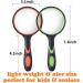 Ocim 10X Magnifying Glass Set - Handheld Reading Magnifier with 75mm Lens for Seniors and Kids - Buy Online on GoSupps.com