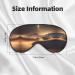 Desert Stars Eye Mask - Soft Adjustable Sleep Mask for Men & Women | Ultimate Nighttime Comfort - Buy Online on GoSupps.com