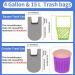 4 Trash Bags 100 Counts Handle Garbage Bags Trash Can liners Bathroom Bedroom Office Car Home Waste Bin Plastic Trash Can Liners - Buy Online on GoSupps.com