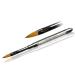 Cats Tongue Full Cover French Brush Set - Deluxe Gel Brush with Rhinestone Handle for Perfect Nail Art - Buy Online on GoSupps.com