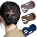 French hair clips women large hair clip set matt hairpise for women thick hair and thin elegant hair-accessory (brown blue purple gray)