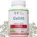 High Strength CoEnzyme Q10 Capsules | 100mg 60 Capsules | Cardiovascular & Immune Support | UK Made - Buy Online on GoSupps.com