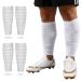 2 Pairs Football Leg Sleeve for Adults Youth Leg Sleeves For Men Football Calf Football Leg Sleeve. (White M)