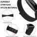 Soft Nylon Bands for Fitbit Inspire 2/Inspire HR - Adjustable Replacement Strap (Black) - Buy Online on GoSupps.com