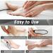 Auxmir 3-in-1 Corneal Remover & Mini Corneal Plane - Double-Sided Stainless Steel Foot Care Tool for Professional Pedicure | International Shipping Available - Buy Online on GoSupps.com