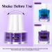 MIZHSE Purple Metallic Nail Powder Dust Liquid for Gel Polish | Mirror Effect Soak Off UV LED 10ml MJY008 - Buy Online on GoSupps.com