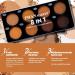 Beteligir 8-Color Powder Contour Palette | Cosmetics Contouring & Highlighting Kit for Flawless Makeup - Buy Online on GoSupps.com