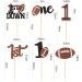60Pcs Rugby One Cupcake Toppers Glitter American Football 1st Birthday Cupcake Picks for Rugby Sports Theme Baby Shower Kids First Birthday Party Cake Supplies Color06 - Buy Online on GoSupps.com