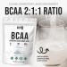 BCAA Powder 2:1:1 1.4 lbs Unflavored Branched Chain Amino Acids for Men and Women Pure BCAA Energy Powder for Mixing in Drinks & Shakes Non-GMO No-Additives 630g - Buy Online on GoSupps.com