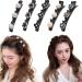 5PCS Braided Hair Clips for Women - Four-Leaf Clover Duckbill Hair Barrettes with Small Clips | Hair Styling Accessories for Girls - Buy Online on GoSupps.com