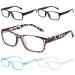 Gaoye 5-Pack Reading Glasses Blue Light Blocking Spring Hinge Readers for Women Men Anti Glare Filter Lightweight Eyeglasses A1-5 Pack Mix Color 2.0 x