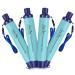 SimPure Water Filter Straw Ultralight Personal Life Water Filter Survival 0.1 Micron 4 Pack Water Purifier Straws Outdoor Survival Gear for Camping Hiking Climbing and Emergency