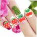 FRCOLOR 300 Pcs Nail Fruits Decoration Strawberry Nail Tool Lip Gloss Hand Cherry Slices Fruit Flatback Travel Bottles for Toiletries Nail Fruit Slices Pineapple Accessories Red Resin 3d - Buy Online on GoSupps.com