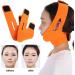 Face Slimming Bandage Belt V Line Lifting Mask Double Chin Reducer (Orange) - Buy Online on GoSupps.com