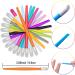 BQTQ 150-Piece Plastic Handle Nail Cuticle Pusher with Rubber Tip - Nail Cleaner & Nail Art Tool in 15 Colors for Men and Women - Buy Online on GoSupps.com