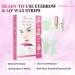 Beauty7 Eyebrow & Upper Lip Wax Strips Set - Painless Cold Wax for All Skin Types | Fast & Easy Facial Hair Removal - Buy Online on GoSupps.com