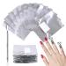 Sularpek Foil Nail Wraps 200 Pcs Gel Nail Remover Wraps With 1pcs Cuticle Pusher Nail Foils For Gel Nails For Fast & Gentle Soak Off Gel Polish Removing