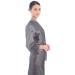 Kimono Style Grey Salon Client Gown Robe Cape - Hair Salon Smock for Clients - Buy Online on GoSupps.com