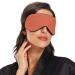 Haskirky Light Blocking Eye Mask Breathable and Adjustable Adult Men and Women Travel on Business Trips Yoga Meditation Light Smooth Comfortable Eye Mask Office Deep Sleep Goodies Pure Plain Brown - Buy Online on GoSupps.com