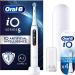Oral-B iO5 Electric Toothbrush With Artificial Intelligence Gifts For Women / Men 1 Toothbrush Head & Travel Case 5 Modes Teeth Whitening UK 2 Pin Plug White + 4 Ultimate Clean Toothbrush White + Refills