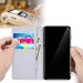 Uposao Huawei P40 Lite E Leather Case - Cartoon Pattern Flip Wallet Cover with Card Compartment - Buy Online on GoSupps.com