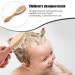 SECFOU Massager Hair Comb for Kids - Natural Wool Toddler Shower Gift | Soft Bath Brush for Cradle Head Massage and Scalp Detangling - Buy Online on GoSupps.com