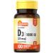 Sundance Vitamin D3 1000 IU (25 mcg) | 100 Softgels | High Potency Essential Vitamin | Non-GMO Gluten Free Supplement