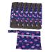 Exceart 1 set Revary Matt Washing Menstrual Insoles Reusable Sanitary Pads Value Pads Mother Violet Incontinence Inlay Bamboo Coal carbon fiber 25x18cm-Size M