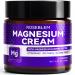 Magnesium Cream with Copper Peptide & Lavender Muscle Relief for Legs & Body Relaxation & Sleep Support Moisturizing Cream with Shea Butter & Jojoba Oil for Sensitive Skin Daily Use 3.53oz