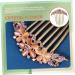 Angoily Opal Comb Wedding Hair Accessories for Brides Tooth Comb Hairbrushes for Woman Comb Wide Tooth Comb Hair Clip Hair Comb for Women Fine Tooth Alloy Small Comb Purple Metal - Buy Online on GoSupps.com
