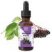 Relaxcation Elderberry Seed Oil Cold Pressed Unrefined Carrier Oil for Face Hair Nails & Body | Lightweight Botanical Extract for Travel Glow Blends & Skin Care (4 oz) 4 Fl Oz (Pack of 1)