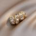 Feyley Magnetic Clip-On Earrings for Women & Girls | Round Pickled Zircon Fashionable Silver Earrings - Buy Online on GoSupps.com