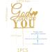 God Gave Me You Cake Topper - Wedding Engagement Marriage Bridal Shower Party Cake Decorations Wedding Anniversary Gold Cake Topper - Buy Online on GoSupps.com