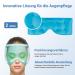 ComfyTemp Cool Sleep Mask with Gel Pads - Alleviate Dark Circles Headaches & Fever | 2-Pack Eye Compress for Men & Women - Buy Online on GoSupps.com