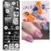 Sanwood Nail Stamps - Premium Stainless Steel Manicure Tool Set for Stunning Facial Pattern Nail Art - Perfect for Girls & Women - Buy Online on GoSupps.com