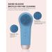 BSROLUNA 3-in-1 Silicone Face Brush for Cleansing & Exfoliating - Sonic Facial Scrubber in MistyBlue - Buy Online on GoSupps.com